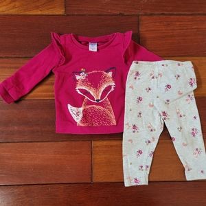 Fox shirt & pant set